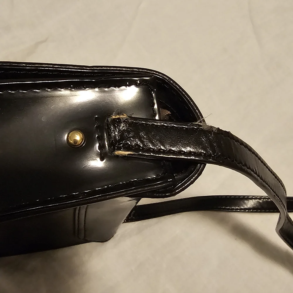 Ralph Lauren Crossbody Patent Leather Purse